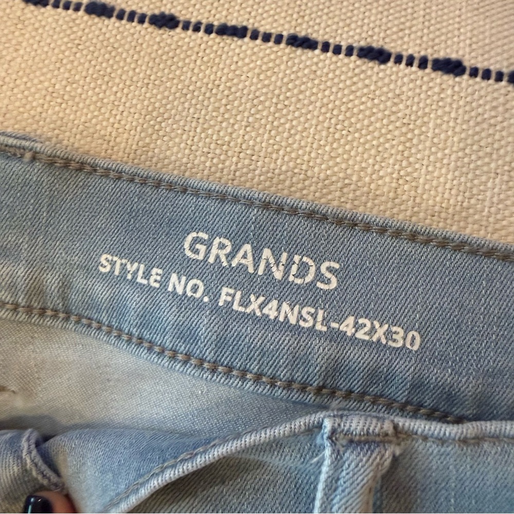 Light Blue Men's Jeans - Picture 4 of 4